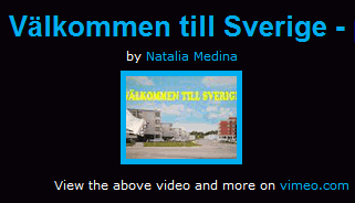 Vlkommen till Sverige