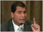 presidente ecuatoriano, Rafael Correa