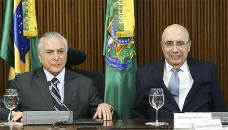 Michel Temer y Henrique Meirelles