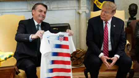 Jair Bolsonaro och Donald Trump