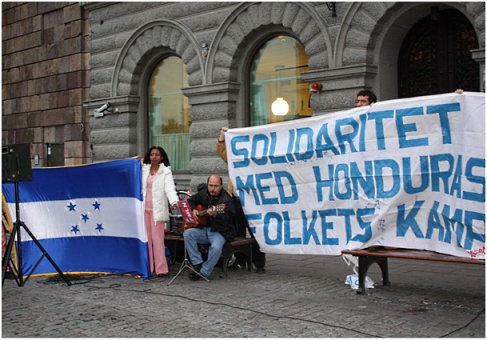 Solidaritet med folket frn Honduras