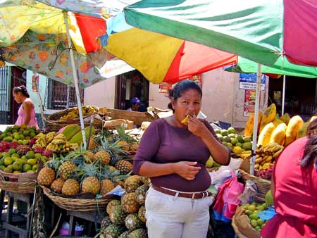 Marknadstorg i Esteli