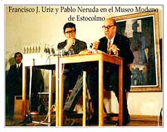 Francisco J. Uriz y Pablo Neruda