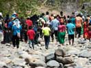 Comunidades Ngabe-Bugle hacia el campamento