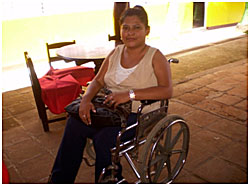 Ulma Prado Esquivel ordfrande fr Handikappade kvinnors organisation fr en framtid utan grnser