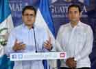 Juan Orlando Hernndez y Jimmy Morales