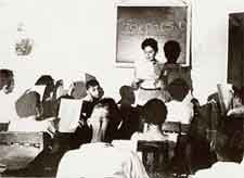 Aula em Angicos, em 1963