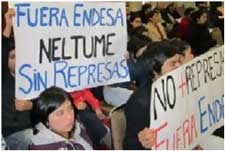 Fuera Endesa, Neltume sin represa