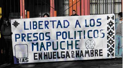 Frihet till de politiska mapuchefngarna
