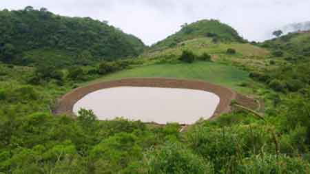 Pequeñas lagunas artificiales