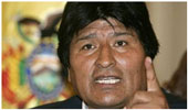 Evo Morales ber FN om krismte