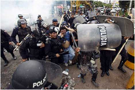 Honduras. Regeringen straffar lrare