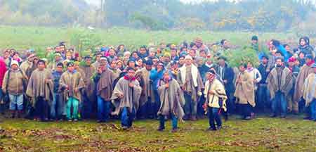 Mapuchefolket sluter upp i motstndet mot fiskelag