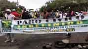 Protest av afro-colombianer i Buenaventura